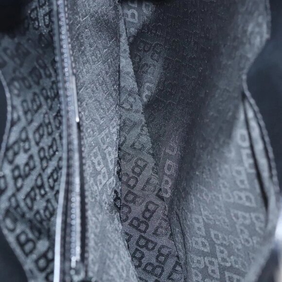 BALLY Hand Bag Leather Black Auth BA1344 - Picture 13 of 16